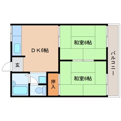 竜田川駅 徒歩2分 2階の物件間取画像